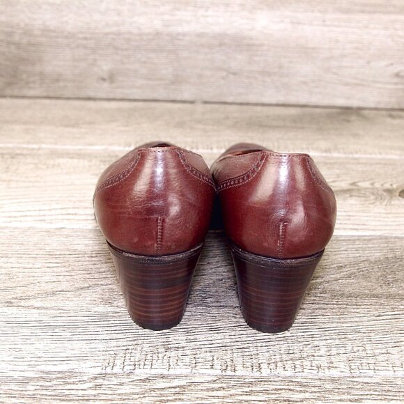 * NEW * $525 Arthur Beren GRAVATI Women's 6.5 M Pumps 3901 Brown * add $15 Trees - Picture 9 of 14